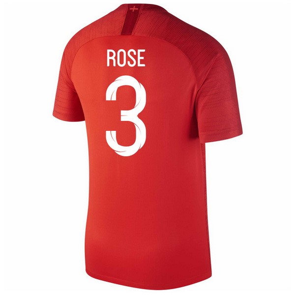 Camiseta Inglaterra 2ª Rosa 2018 Rojo